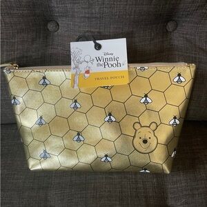 Disney Winnie the Pooh Gold Travel Pouch